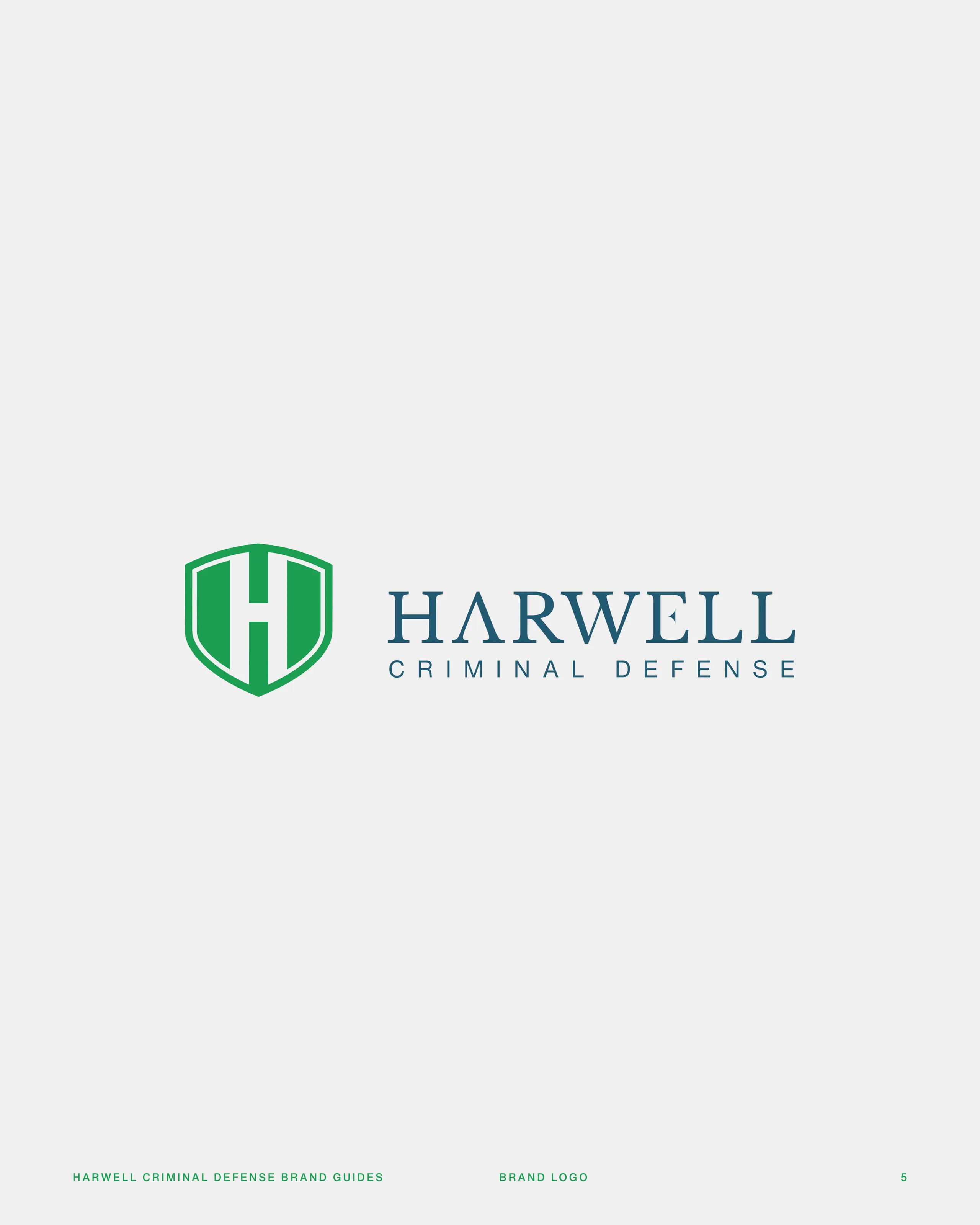 Harwell Criminal Defense brand identity 3